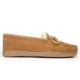 thumbnail image 3 of Minnetonka Women's Suede Sheepskin Hardsole Moc Slipper, 3 of 3
