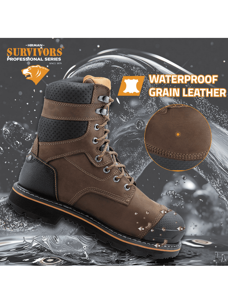 Herman Survivors Professional Men's Dozier Waterproof 8