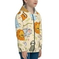 thumbnail image 5 of Pofeuu Animals Print Teenage Zipper Hoodie Sweatshirts Hooded Casual Jackets With Pocket For Boys Girls-Small, 5 of 6