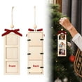 thumbnail image 2 of Ongmies Christmas Personalized Wooden Photo Strip, Christmas Tree Wooden Photo Album Pendant – Capture Memories With This Unique Holiday Ornament, Mini Frame Ornament, 2 of 8