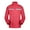 Red, variant on Women And Man Casual Long Sleeve Windbreaker Waterproof Reflective Duty Raincoat Yellow M