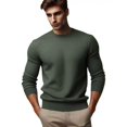 thumbnail image 1 of Playera Tipo Sueter Ligero Manga Larga, Cuello Redondo, 1 of 2