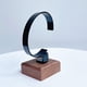 thumbnail image 1 of Soporte de exhibición de reloj perfecl multifuncional base de madera negro, 1 of 8
