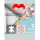 thumbnail image 4 of Lampara De Techo Rompecabezas Infantil Rojo, 4 of 5