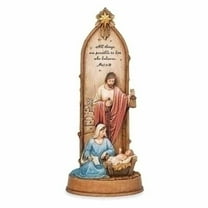 Roman 10" Holy Family with Star Figurine Christmas Tabletop Decor