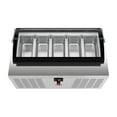 thumbnail image 5 of 39 in. Countertop Ice Cream Display Freezer with Curved Glass Top and 5 Pans, 5 of 17