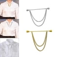 thumbnail image 3 of Clips de Moda para Cuello con Cadena Alfiler de Solapa Formal Yinane, 3 of 8