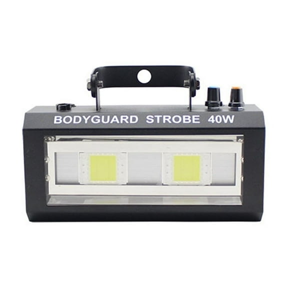 40W RGB White DJ Disco Strobe Lights Stage Light Speaker Remote Control Flash KTV Party Holiday Wedding Stage Lighting Effect ,Easy to Install