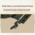 thumbnail image 5 of player,/10” /12” Vinyl Player Turntable Entertainment Built-in Bt Function With Built-in Bt Portable Belt-driven Player Belt-driven Player Turntable 7” /10” /12” Player 3-speed Turntable 3 Size 7”, 5 of 6
