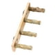 thumbnail image 4 of Puente de escalera de madera para pájaros, juguetes para masticar de pie para pájaros, entrenamiento de mascotas, juego de pájaros 4 secciones, 4 of 9