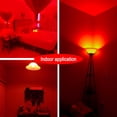 thumbnail image 3 of shiyou-LED Ampoule Rouge - Base A19 E26 Ampoules Rouges, 9W (Équivalent 60W), Ampoule LED Rouge Adaptée pour Extérieur, Intérieur, Chambre, Décoration de Fête, Porche, Noël, Lot de 4, 3 of 4