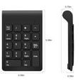 thumbnail image 4 of 18 Keys Numeric Keyboard Wireless Keyboard w/ Mouse for Laptop Desktop Black, 4 of 8