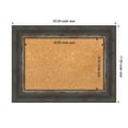 thumbnail image 3 of Amanti Art Natural Cork Board Framed Bark Rustic Char Bulletin Board 23 in. x 17 in., 3 of 7