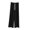 Black 1, variant on Women's Ribbed Lounge Pants Wide Leg Drawstring Elastic Waist Solid Color Casual Daily Wear Trousers