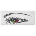 thumbnail image 1 of Eye Kitchen Mat, Eyeball of a Female in Many Colors Looking Elsewhere with Digital Sketch Art Style, Plush Decorative Kitchen Mat with Non Slip Backing, 47" X 19", Multicolor, by Ambesonne, 1 of 1