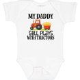 thumbnail image 3 of Inktastic Farming Daddy Plays with Tractors Boys or Girls Baby Bodysuit, 3 of 5