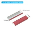 thumbnail image 2 of Uxcell 26/6 Standard Staples, 10 Pack 10000pcs 1/4" Leg Length Flat Clinch Chisel Point Staples, Red, 2 of 6
