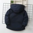 thumbnail image 5 of Cethrio Boys Winter Coats, Zip up Warm Windproof Long Sleeve Winter Jackets Navy Size 12-13 T, 5 of 5