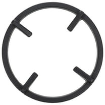 Mobestech 1Set Stove Support Rack Cast Iron Black Heat Even Distribution Professional Cooks Kitchen Use