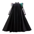 thumbnail image 2 of KAWELL Elphaba Costume Dress for Girls Halloween Cosplay Birthday Party Outfit With Cape and Witch Hat, 2 of 7