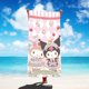 thumbnail image 1 of Cross Border temu Cartoon Sanrio Hello Kitty Kawaii Shawl Printing Absorbing Water Quick Drying Beach Bath Towel, 1 of 5