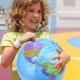 thumbnail image 3 of Globo inflable de 16 pulgadas, globo terráqueo inflable, globo de playa, globo para juegos educativos en la playa, colorido (6 piezas), 3 of 4