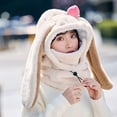 thumbnail image 4 of Ski Helmet Cover Removable Face Mask, Rabbit Ear Balaclava, Warm, Wind-Resistant for Skiing Snowboarding, 4 of 7