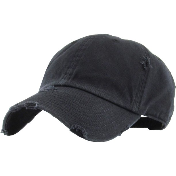 Pigment Vintage Washed Cotton Dad Hat Baseball Cap Polo Style - Walmart.com