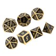 thumbnail image 2 of Juego De Dados De Tablero De Mesa, Juego De Dados Poliédricos De Aleación De Zinc De Tamaño Pequeño, Sensación Cómoda, Apariencia Exquisita Para Lugares De Entretenimiento ANGGREK Otros, 2 of 8