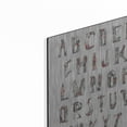 thumbnail image 2 of Luxe Metal Art 'Alphabite' by Doug Keith, Metal Wall Art, 12"x16", 2 of 7