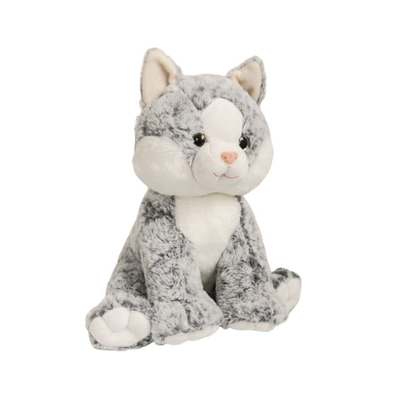 Tahla the Tabby Cat 16 inch Eco Plush Stuffed Animal Striped Cat Toy