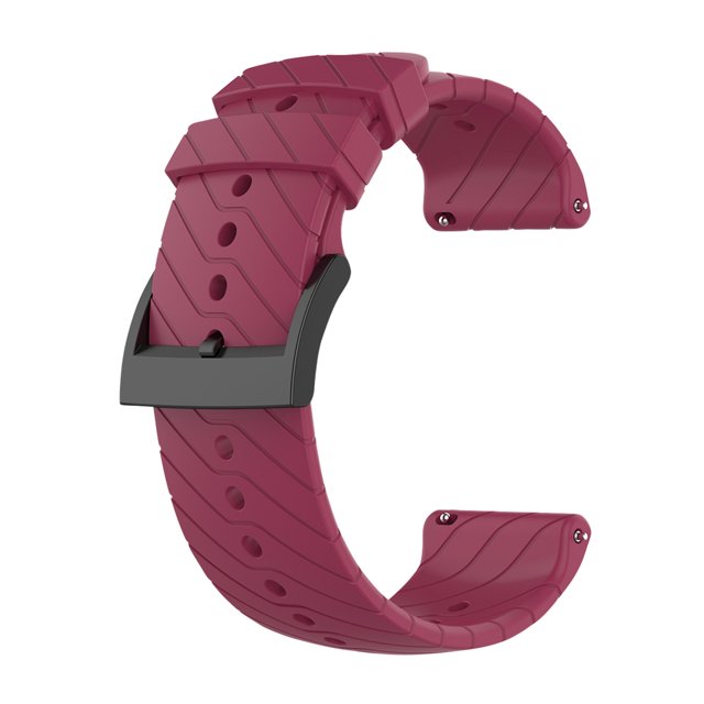 Reemplazo de la correa de la correa de la correa de la pulsera de silicona suave deportiva para Suunto 9/9 Baro / Suunto Spartan Baro kenally EL2811-05B