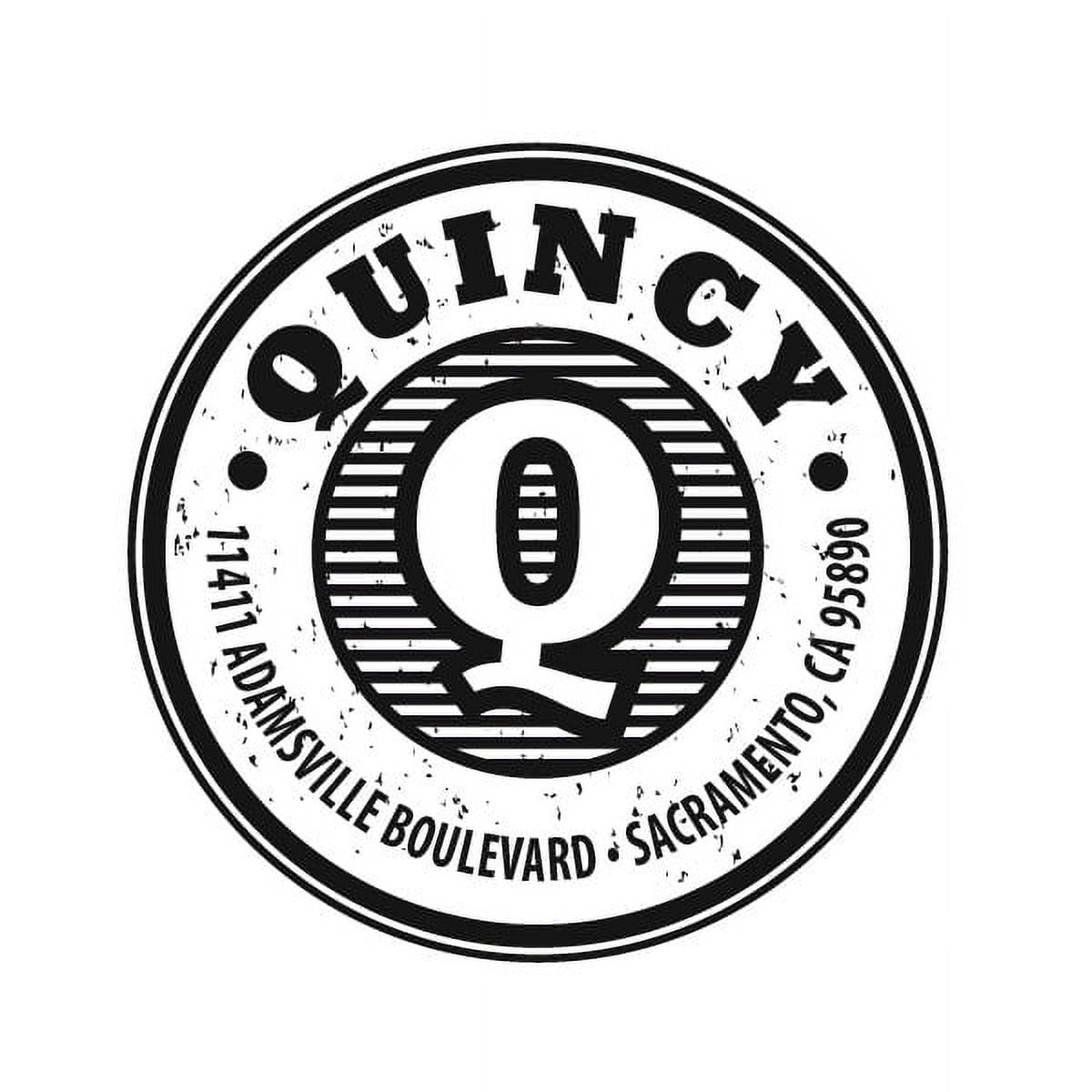 Personalized Round Self-Inking Rubber Stamp - The Quincy Initial