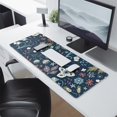 thumbnail image 2 of Long Mouse Pads for Desk,Pioneer Flower Floral Print Pattern Desk Mats on Top Of Desks, Desk Mouse Pad Extra Large with 3mm Non-Slip Base and Stitched Edge for Gaming,Office,Work,Home 31.5"x11.8", 2 of 6