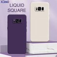 thumbnail image 2 of Square Liquid Silicone Phone Case for Samsung Galaxy S8 Plus Soft Camera Protective Shockproof Back Cover SamsungS8 S8Plus Funda, 2 of 5