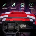 thumbnail image 5 of 24V 2-Seater Kids Ride On Car Electric Off-Road UTV Side by Side with 2WD Powered Wheel Electric Vehicle with Remote Control, Bluetooth, LED Light Gift for Boys and Girls 3+ Aged, 5 of 7