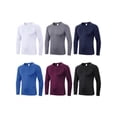 thumbnail image 5 of Men's Cool Dry Fit Long Sleeve Compression Shirts, Active Sports Base Layer T-Shirt, Breathable Sweat-wicking Athletic Workout Shirt, 5 of 6