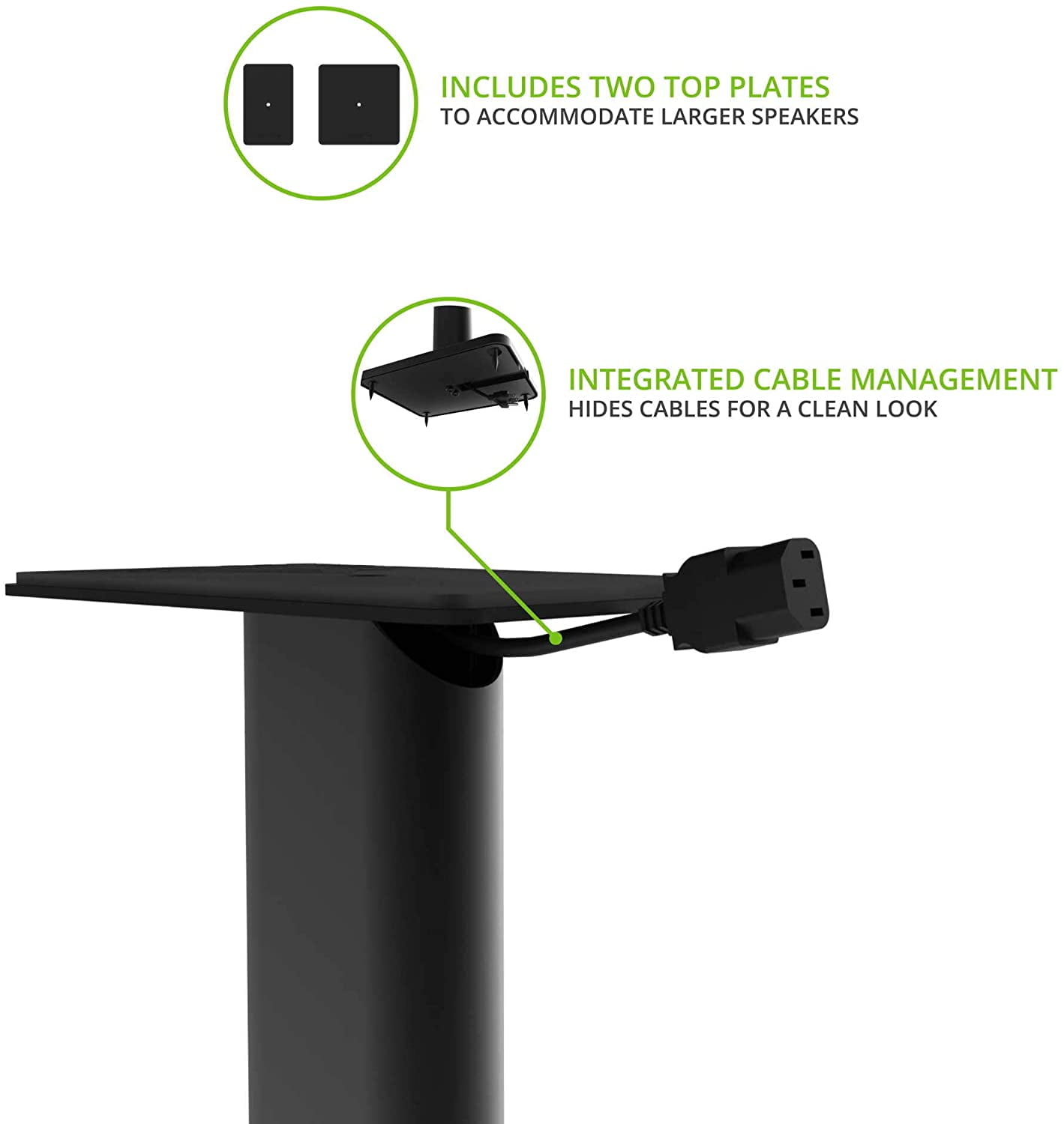 Kanto YU6MB 200W Bookshelf Speakers with Bluetooth - Matte Black (Pair) SP26PL 26