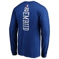 thumbnail image 3 of Men's Joel Embiid Royal Philadelphia 76ers Playmaker Name & Number Long Sleeve T-Shirt, 3 of 3