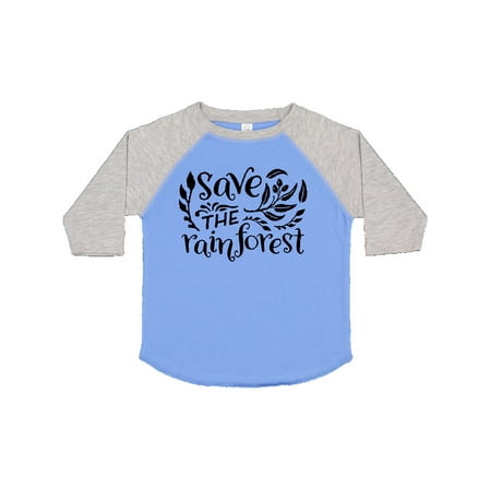 

Inktastic Save the Rainforest with Leaves Gift Toddler Boy or Toddler Girl T-Shirt