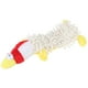 thumbnail image 3 of Juguete de peluche para mascotas, gatos y perros pequeños con forma de animal lindo y dispositivo de sonido para morder los molares. Pollo blanco., 3 of 11