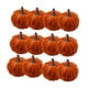 thumbnail image 2 of 12 calabazas artificiales de terciopelo surtidas, calabazas de terciopelo de Acción de Gracias hechas a mano Ninguno Cordón, 2 of 9