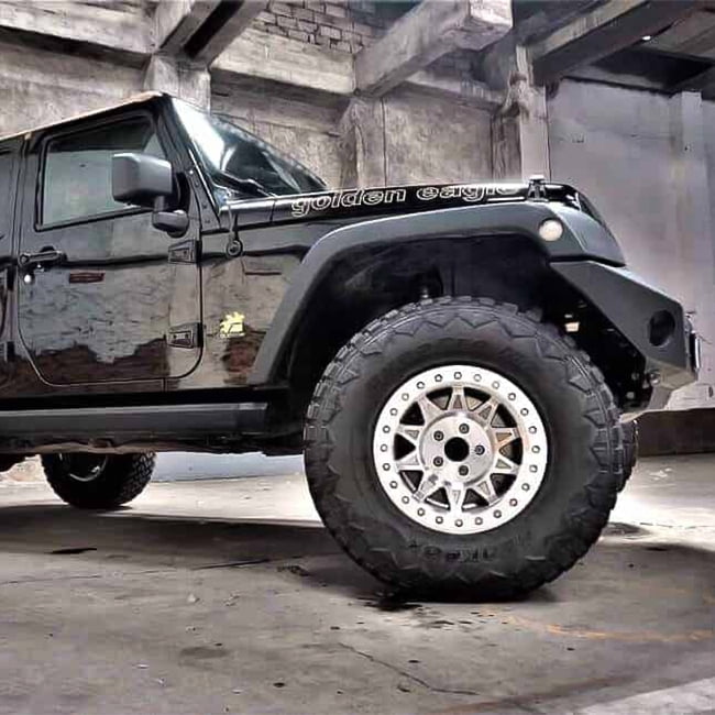 Dirty Life ROADKILL MACHINED BEADLOCK Wheel with Alloy Steel (17 x 9. inche