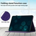 thumbnail image 3 of Allytechgroup Case for iPad 8th Generation 10.2" with Stand/ Pencil Holder/Card Pockets/Magnetic Smart PU Leather Embossed Flower Folio Wallet [Auto Wake/Sleep] Cover for iPad 10.2 inch 2020, Purple, 3 of 10