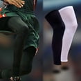 thumbnail image 2 of 1 Pce Genouillère Résistante aux Déchirures Haute Élasticité Confortable à Porter Large Application Tissu Doux Pressurisation Réutilisable Manchon de Compression Long pour Sports, 2 of 7