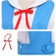thumbnail image 3 of Bewildely Vestido de mezcla de algodón para mujer, uniforme de Cosplay, personaje de dibujos animados portátil para niña, disfraz escolar a la Juegos de imaginación SG, 3 of 6