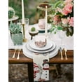 thumbnail image 4 of Christmas Snowman Cloth Napkins Set of 6, Washable Reusable Dinner Cocktail Napkin for Kitchen Party Wedding Banquet Holiday Baby Shower Table Decor Xmas Balls Elk Botanical Rustic, 4 of 7