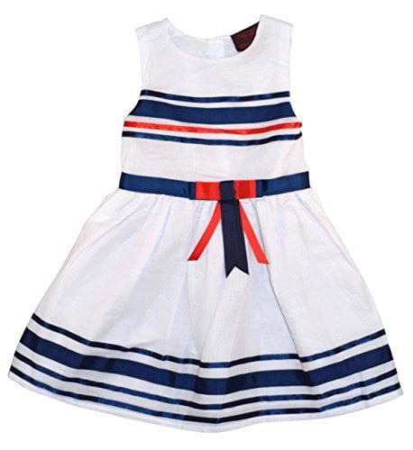Girls Red White ☀ Blue Dress (5-6 Years ...