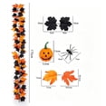 thumbnail image 3 of Yyuenw 69in Black Artificial Maple Leaf Garland Halloween Front Door Fireplace Fall Pumpkin Season Hanging Decor Vine, 3 of 6