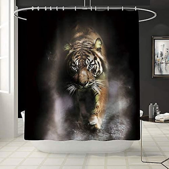 Tiger Bath set Bath Carpet Bath accessories set lion Tiger Wolf Print Bath sheet pad oven sets Bath Bath Toilet non-slip absorbent Carpet Foreign Trad